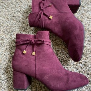 Kelly and Katie Deep Burgundy Boots